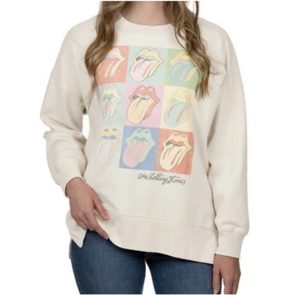 The Rolling Stones Graphic Band Crew Fleece
